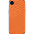 Orange Carbon Fiber Specialty Texture Material iPhone 16e Skin